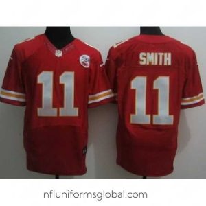 Gorgeous Nike Kansas City Chiefs 11 Alex Smith Red Elite NFL Jersey