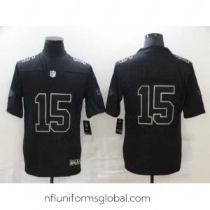 Divine Nike Kansas City Chiefs 15 Patrick Mahomes Black Commemorative Edition Vapor Untouchable Limited Jersey