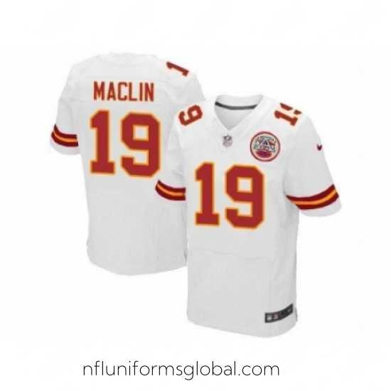 Ravishing Nike Kansas City Chiefs 19 Jeremy Maclin white Elite NFL Jersey