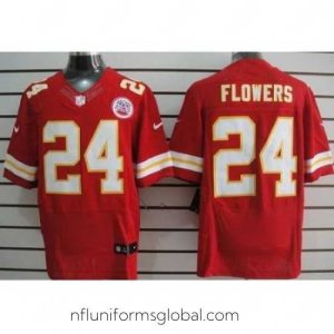 Exquisite Nike Kansas City Chiefs 24 Brandon Flowers Red Elite NFL Jersey
