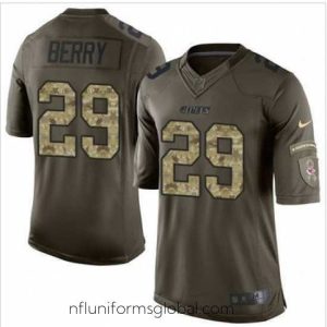 Ravishing Nike Kansas City Chiefs #29 Eric Berry Green 27s Stitched NFL Limited Salute to Service Jersey