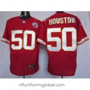 Gorgeous Nike Kansas City Chiefs 50 Justin Houston Red Elite NFL Jersey