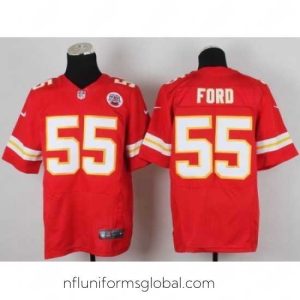 Irresistible Nike Kansas City Chiefs 55 Dee Ford Red Elite NFL Jersey