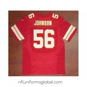 Divine Nike Kansas City Chiefs 6 Derrick Johnson Red Elite NFL Jersey