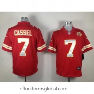 Divine Nike Kansas City Chiefs 7 Matt Cassel Red LIMITED NFL Jersey