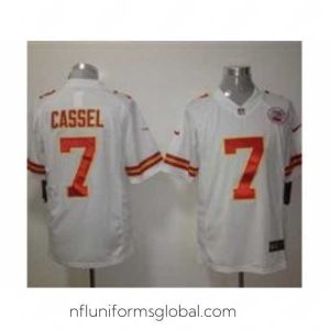 Ravishing Nike Kansas City Chiefs 7 Matt Cassel White Limited NFL Jersey