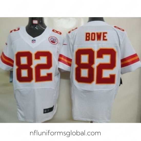 Gorgeous Nike Kansas City Chiefs 82 Dwayne Bowe White Elite NFL Jersey