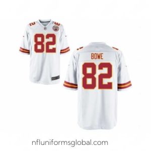 Divine Nike Kansas City Chiefs 82 Dwayne Bowe White Game NFL Jersey