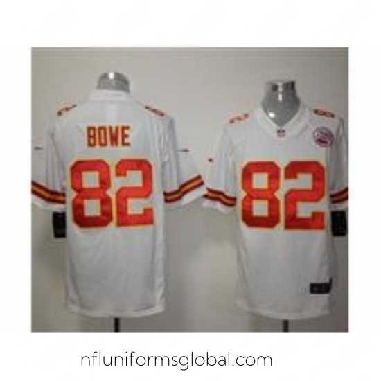 Ravishing Nike Kansas City Chiefs 82 Dwayne Bowe White Limited NFL Jersey