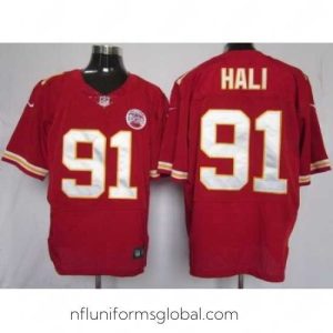 Enchanting Nike Kansas City Chiefs 91 Tamba Hali Red Elite NFL Jersey
