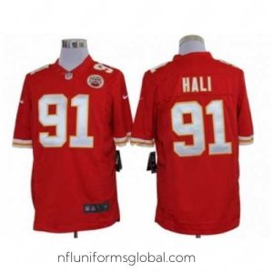 Exquisite Nike Kansas City Chiefs 91 Tamba Hali Red Limited NFL Jersey