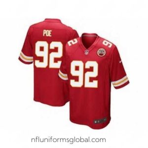 Captivating Nike Kansas City Chiefs 92 Dontari Poe Red Game NFL Jersey