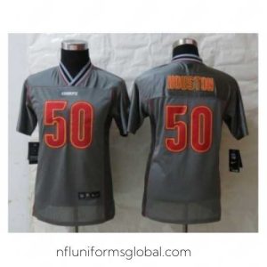 Divine Nike Kansas City Chiefs #50 Houston Grey Jerseys(Vapor)