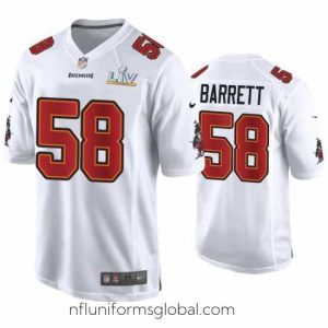 Captivating Shaquil Barrett Buccaneers White Super Bowl Lv Game Fashion Jersey