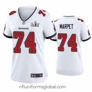Alluring Ali Marpet Buccaneers White Super Bowl Lv Game Jersey