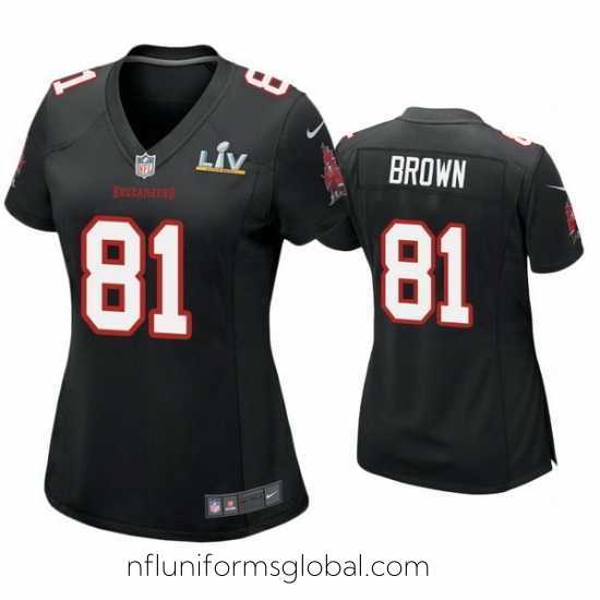 Enchanting Antonio Brown Buccaneers Black Super Bowl Lv Game Fashion Jersey