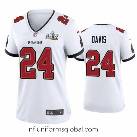 Exquisite Carlton Davis Buccaneers White Super Bowl Lv Game Jersey