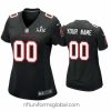 Exquisite Custom Buccaneers Black Super Bowl Lv Game Fashion Jersey