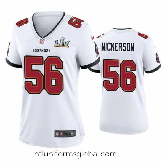 Ravishing Hardy Nickerson Buccaneers White Super Bowl Lv Game Jersey