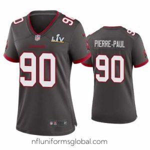 Enchanting Jason Pierre Paul Buccaneers Pewter Super Bowl Lv Game Jersey