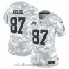 Sumptuous Kansas City Chiefs 87 Travis Kelce 2024 F.U.S.E Arctic Camo Salute To Service Limited Stitched Football Jersey