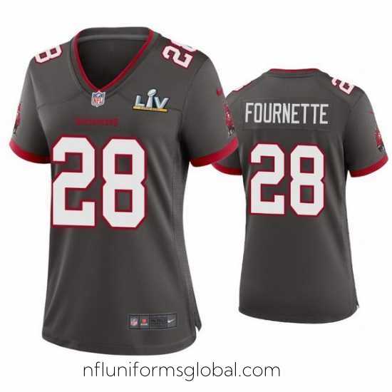 Enchanting Leonard Fournette Buccaneers Pewter Super Bowl Lv Game Jersey