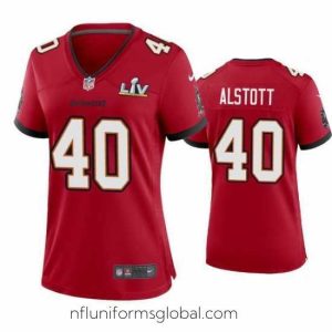 Irresistible Mike Alstott Buccaneers Red Super Bowl Lv Game Jersey