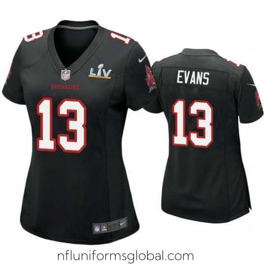 Alluring Mike Evans Buccaneers Black Super Bowl Lv Game Fashion Jersey