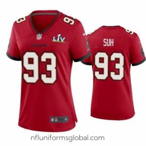 Alluring Ndamukong Suh Buccaneers Red Super Bowl Lv Game Jersey