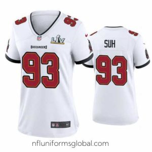 Irresistible Ndamukong Suh Buccaneers White Super Bowl Lv Game Jersey