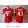 Alluring Nike Kansas City Chiefs 40 Peyton Hillis Red Color[NIKE LIMITED Jersey]