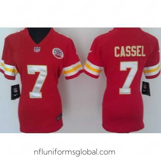 Exquisite Nike Kansas City Chiefs 7# Matt Cassel Red Nike NFL Jerseys