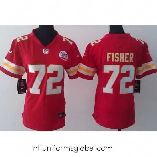 Irresistible Nike Kansas City Chiefs 72 Eric Fisher Red NFL Jerseys