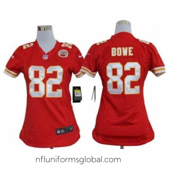 Ravishing Nike Kansas City Chiefs 82# Dwayne Bowe Red Nike NFL Jerseys