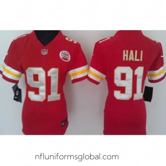 Gorgeous Nike Kansas City Chiefs 91 Tamba Hali Red Nike NFL Jerseys