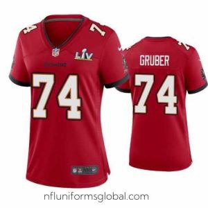Ravishing Paul Gruber Buccaneers Red Super Bowl Lv Game Jersey