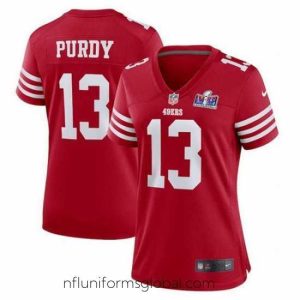 Enchanting San Francisco 49ers 13 Brock Purdy Red 2023 F.U.S.E  Vapor Untouchable Limited Stitched Football 2024 Super Bowl LVIII Jersey