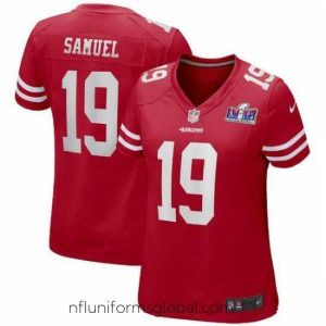 Sumptuous San Francisco 49ers 19 Deebo Samuel Red 2023 F.U.S.E   Vapor Untouchable Limited Stitched Football 2024 Super Bowl LVIII Jersey