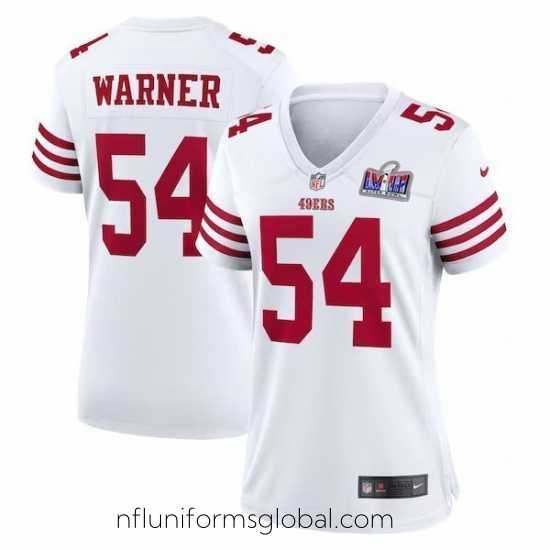 Captivating San Francisco 49ers 54 Fred Warner White 2023 F.U.S.E Vapor Untouchable Limited Stitched Football 2024 Super Bowl LVIII Jersey