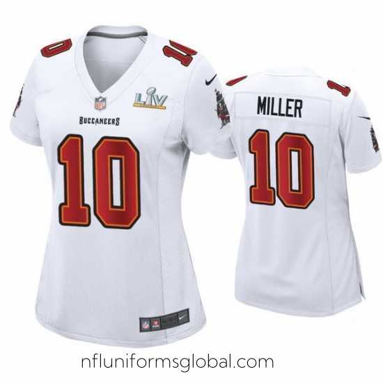 Divine Scotty Miller Buccaneers White Super Bowl Lv Game Fashion Jersey