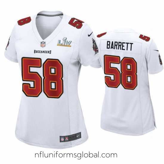 Stunning Shaquil Barrett Buccaneers White Super Bowl Lv Game Fashion Jersey