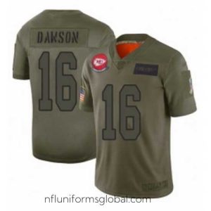 Alluring Womens Kansas City Chiefs 16 Len Dawson Limited Camo 2019 Salute to Service Football Jersey