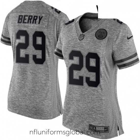 Irresistible Womens Nike Kansas City Chiefs 29 Eric Berry Limited Gray Gridiron NFL Jersey