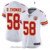 Ravishing Womens Nike Kansas City Chiefs 58 Derrick Thomas Elite White NFL Jersey
