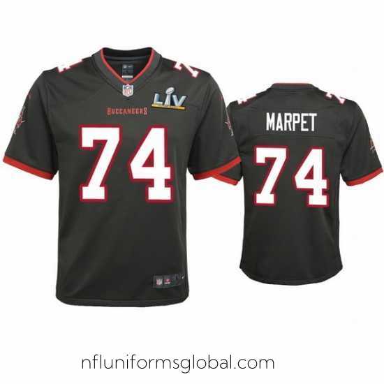 Gorgeous Ali Marpet Buccaneers Pewter Super Bowl Lv Game Jersey