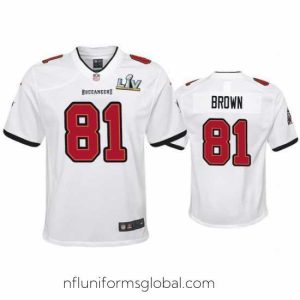 Irresistible Antonio Brown Buccaneers White Super Bowl Lv Game Jersey