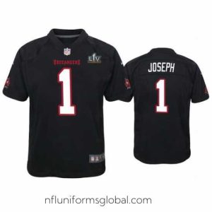 Irresistible Greg Joseph Buccaneers Black Super Bowl Lv Game Fashion Jersey
