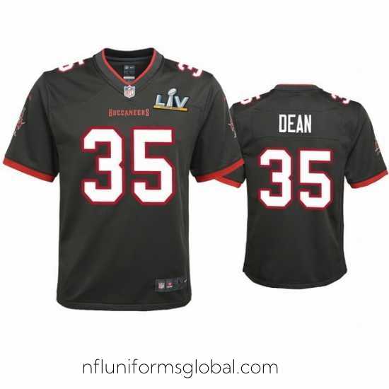 Sumptuous Jamel Dean Buccaneers Pewter Super Bowl Lv Game Jersey