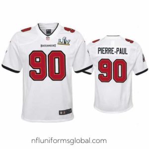 Alluring Jason Pierre Paul Buccaneers White Super Bowl Lv Game Jersey