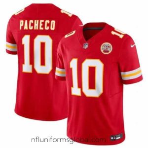 Captivating Kansas City Chiefs 10 Isiah Pacheco Red 2023 F.U.S.E  Vapor Untouchable Limited Stitched Jersey